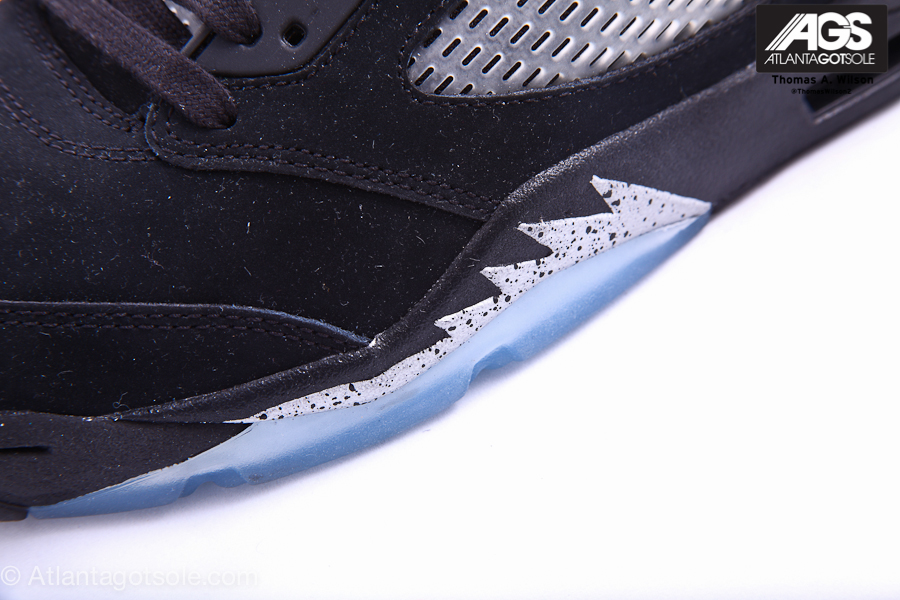 Air Jordan V Black Metallic Silver Retro 2011 6