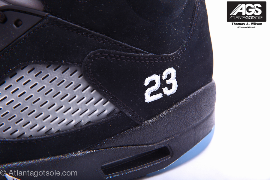 Air Jordan V Black Metallic Silver Retro 2011 7