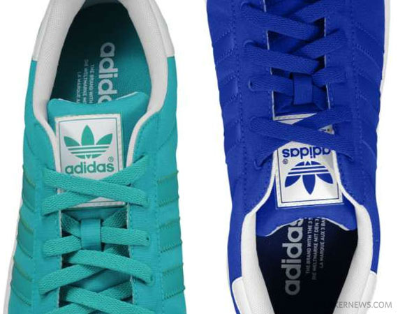 Adidas Superstar 2 Teal Royal 11