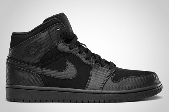 Женские кроссовки nike air jordan 1 retro black grey Black Carbon NIKE 04