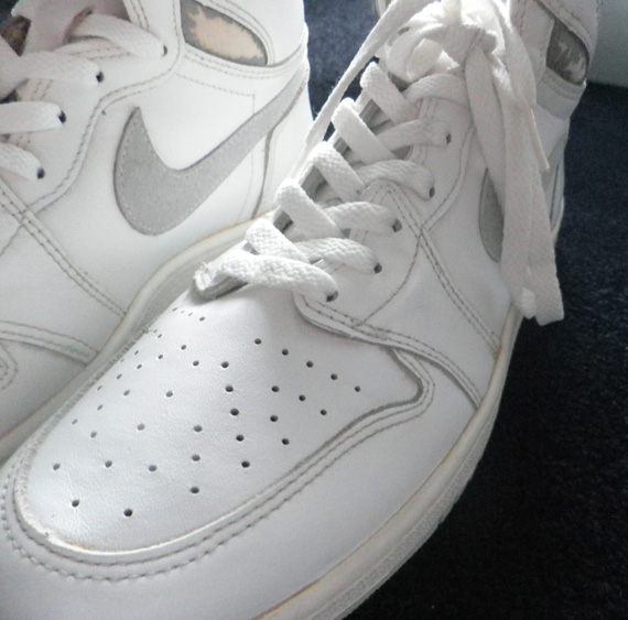 Air Jordan 1 - White - Neutral Grey | OG Pair on eBay - SneakerNews.com