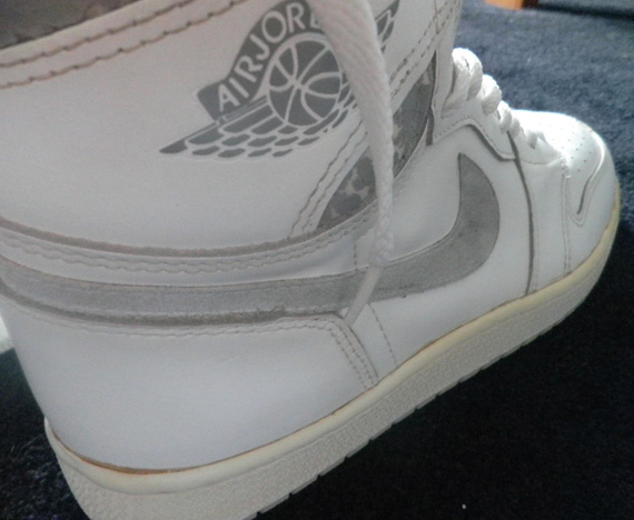 Air Jordan 1 White Grey Og Pair On Ebay 08