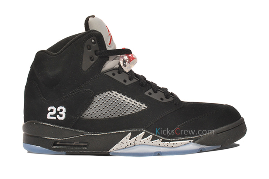 Air Jordan 5 Black Metallic Silver 21