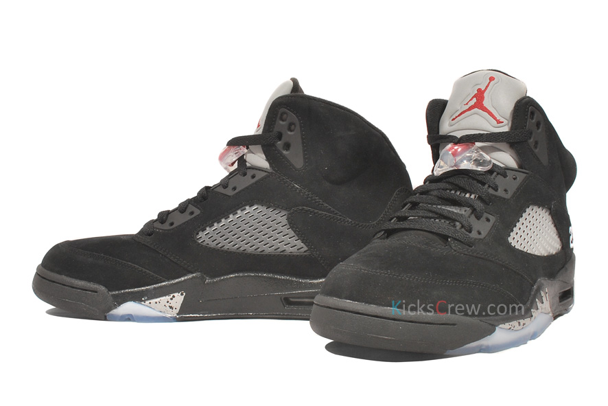 Air Jordan 5 Black Metallic Silver 31