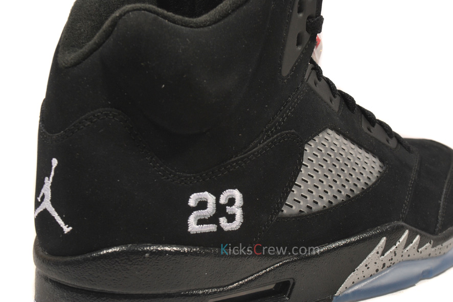 Air Jordan 5 Black Metallic Silver 61