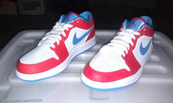 Air Jordan Alpha 1 Low Red White Blue 07