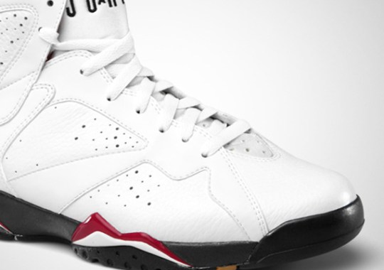 Air Jordan VII ‘Cardinal’ – Official Images