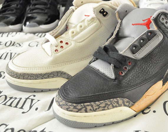 Air Jordan III – White + Black Cement | OG Shoes on eBay