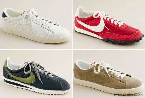 J.Crew x Nike Sportswear Vintage Collection - SneakerNews.com