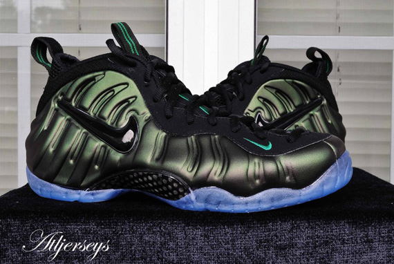 nike air foamposite pro pine green