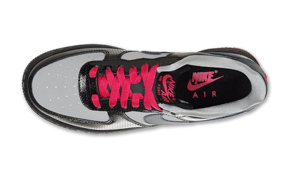Nike Air Force 1 Low Gs Black Grey Pink 02