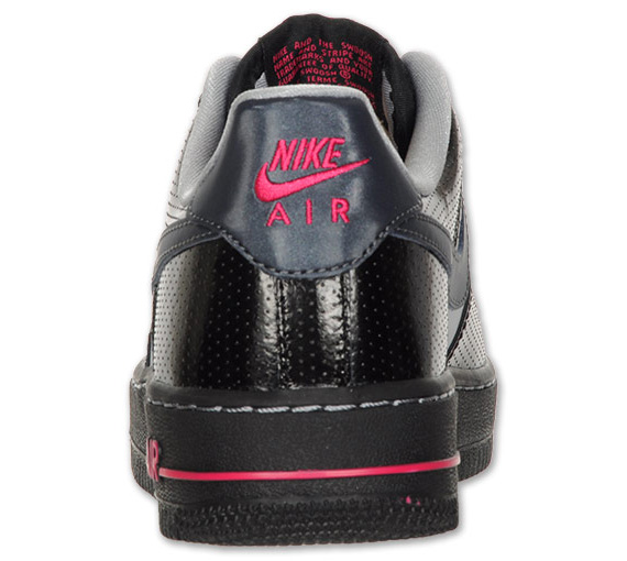 Nike Air Force 1 Low Gs Black Grey Pink 07