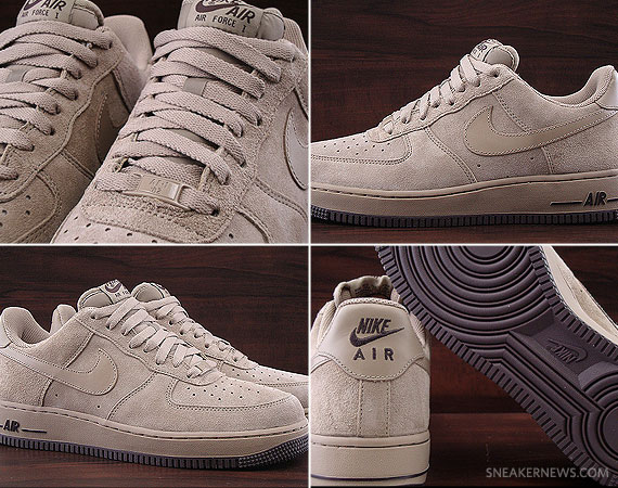 Nike Air Force 1 Low '07 - Khaki Suede 