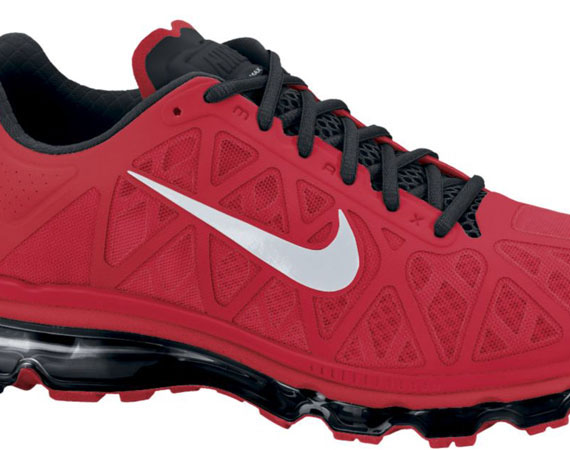 Nike Air Max+ 2011 – Sport Red – Metallic Silver – Black