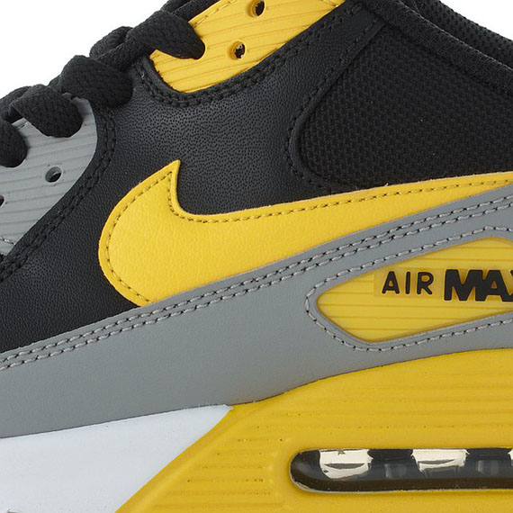 Nike Air Max 90 Black Grey White Yellow SneakerNews