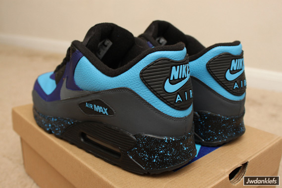 Nike Air Max 90 Leatherback Customs by JWDanklefs 