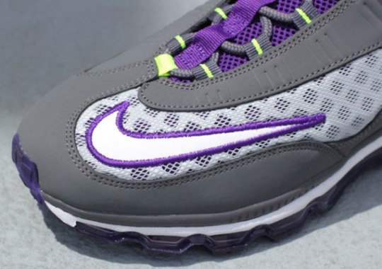 Nike Air Max JR – Dark Grey – Club Purple – Volt