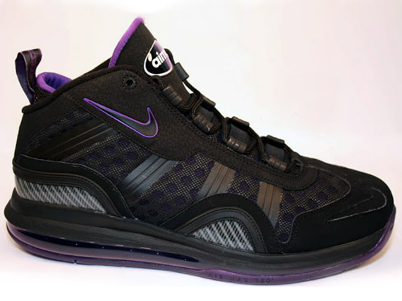 Nike Air Max Sensation 2011 Black Purple 2