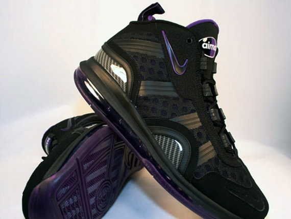 Nike Air Max Sensation 2011 Black Purple 4