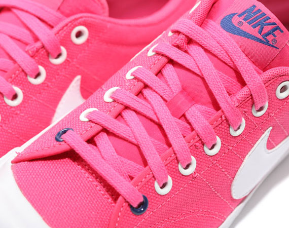 pink nike canvas shoes