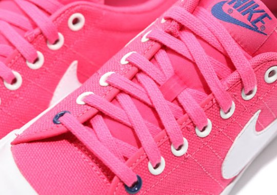 Nike All Court Low Canvas – Pink – White
