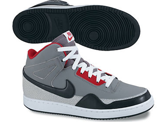 Nike Alphaballer Mid Cool Grey Gym Red Neutral Grey Black Spring 2012