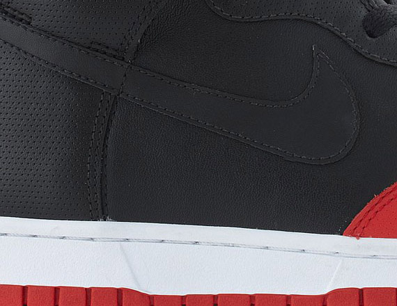 Nike Dunk High Blk Red Perf