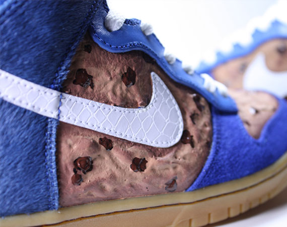 Nike Dunk High ‘Cookie Monster’ Customs by Diversitile