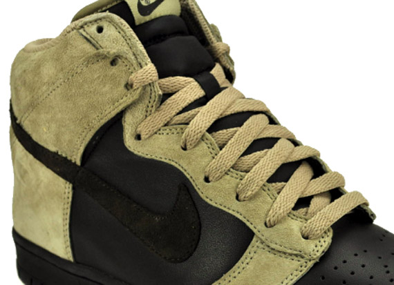 Nike Dunk High - Khaki - Velvet Brown - Black - SneakerNews.com