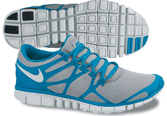 Nike Free 3.0 V3 Wolf Grey Neptune Blue Pure Platinum Spring 2012