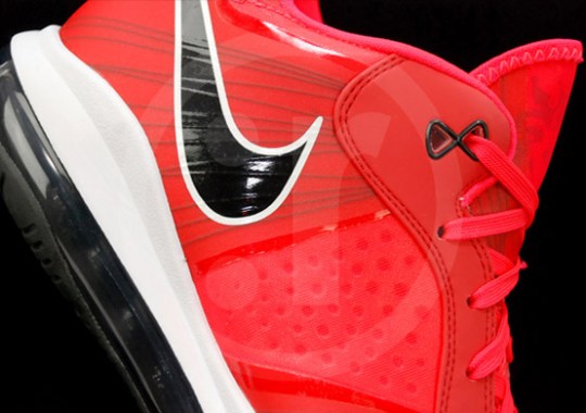 Nike LeBron 8 V/2 Low – Solar Red – Black – White | Available Early