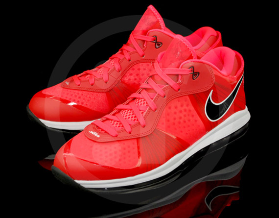 Nike Lebron 8 V/2 Low – Solar Red - Black - White | Available Early -  Sneakernews.Com
