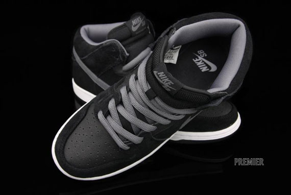 tofu doble desfile Nike SB Dunk Mid - Black - Light Graphite - Griptape - SneakerNews.com