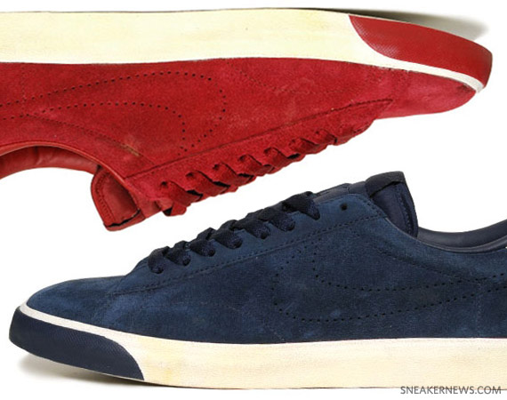 Nike Tennis Classic Ac Premium Obsidian Suede Red Summary