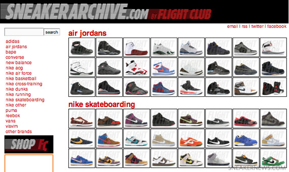 Flight Club Launches SneakerArchive.Com