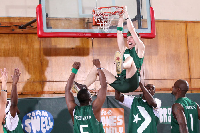 MTV2 Presents: Converse Band of Ballers Matt Dunking With The Brooklyn Team