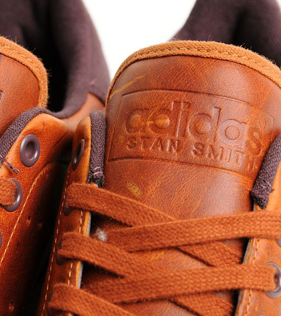 adidas stan smith trainers in mahogany