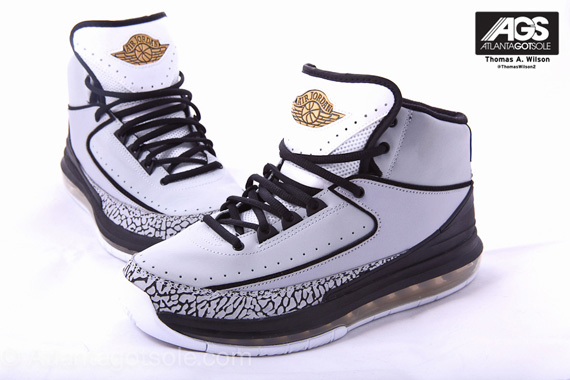 Air University jordan 2.0 Gs Grey Gold Black Ags 15