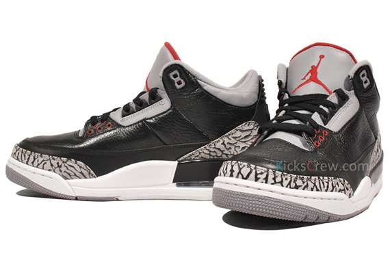 Air Jordan Iii Retro 2011 Black Cement Kicks Crew 015