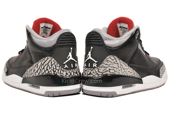 Air Jordan Iii Retro 2011 Black Cement Kicks Crew 03