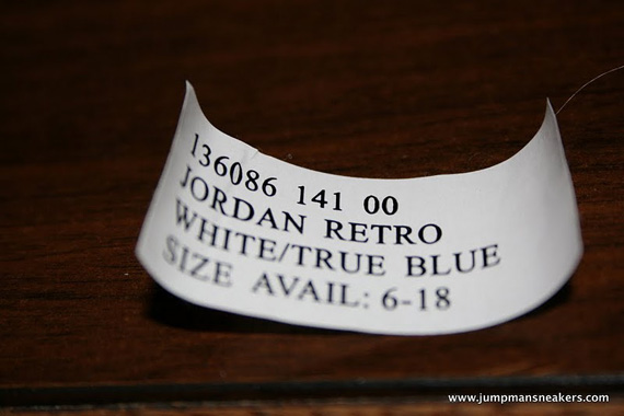 Air Jordan Iii True Blue No Cement Lace Sample 02