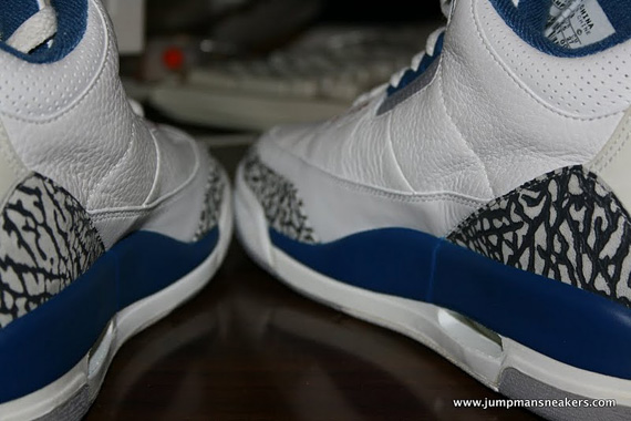 Air Jordan Iii True Blue No Cement Lace Sample 04