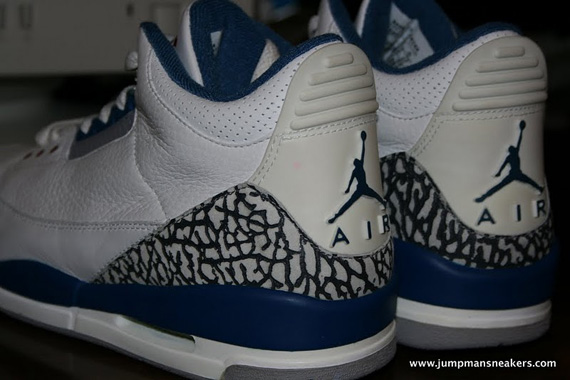 Air Jordan Iii True Blue No Cement Lace Sample 06