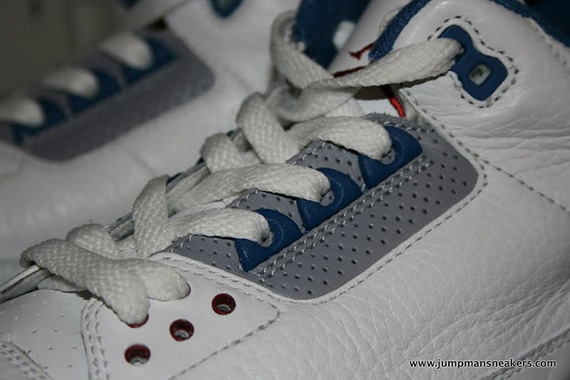 Air Jordan Iii True Blue No Cement Lace Sample 07