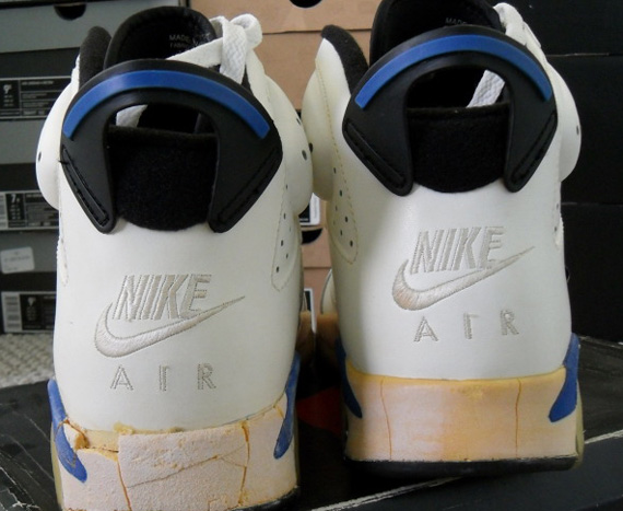 Air Jordan VI - White - Sport Blue | OG Pair on eBay