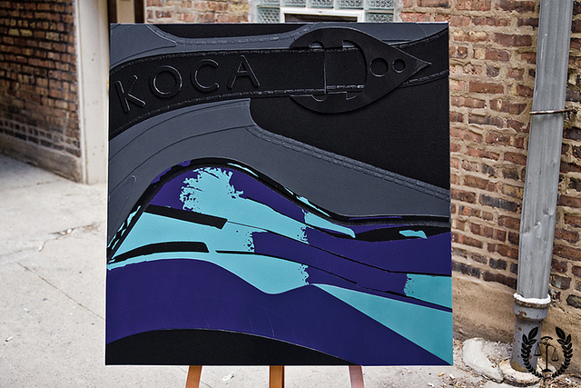 Air Jordan Viii Aqua Painting By Kocamonarchy 1