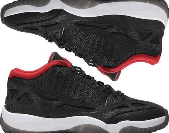 Air Jordan Xi Ie Low Black Varsity Red Jbseller 04