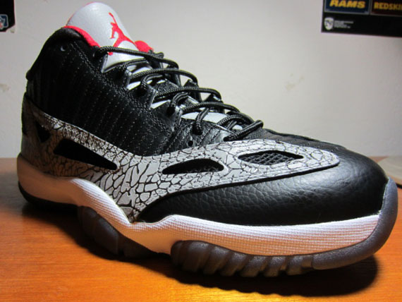 Air Jordan XI IE Low ‘Black/Cement III’ Inspired Custom