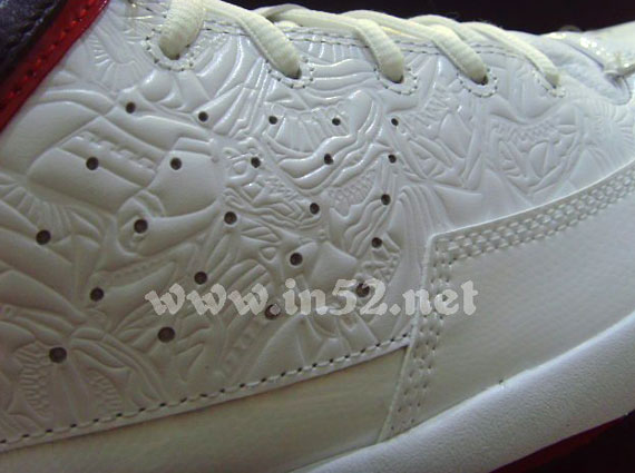 Jordan 2'Smooth - White - Black - Red