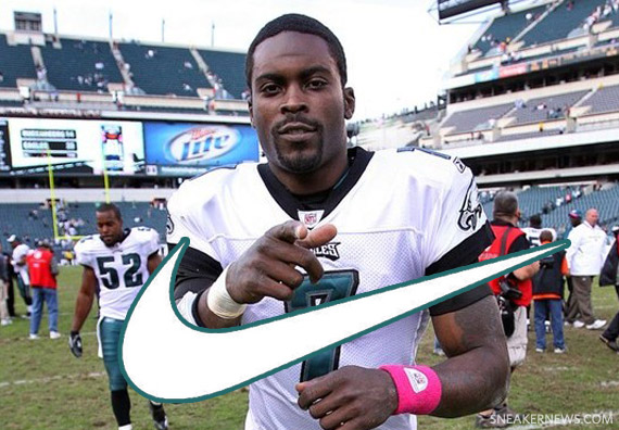 Michael Vick Re Signs With Nike 1